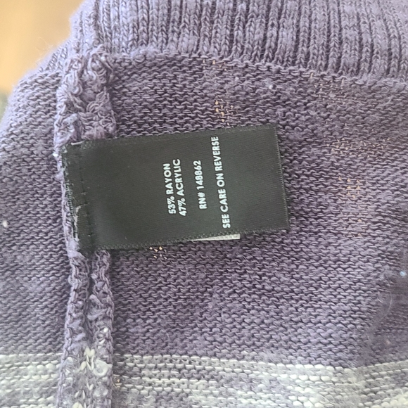Purple, Pink, and Gray Striped Torrid Cardigan - Torrid size 1 (XL standard) - Picture 2 of 3